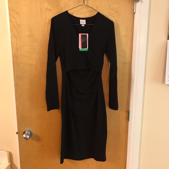 Boob Design Dresses & Skirts - BOOB DESIGN black breastfeeding nursing dress